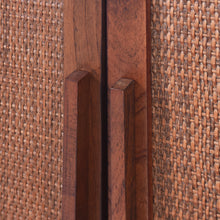 Load image into Gallery viewer, Delancey 3 Door Cabinet - Pecan Brown