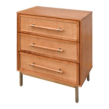 Load image into Gallery viewer, Sophia  3 Drawer Chest -Light Blonde